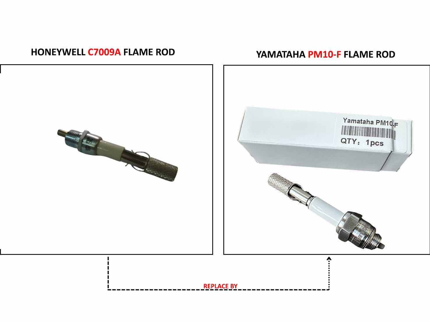 Yamataha PM10-F replacement for Honeywell C7009A(1)